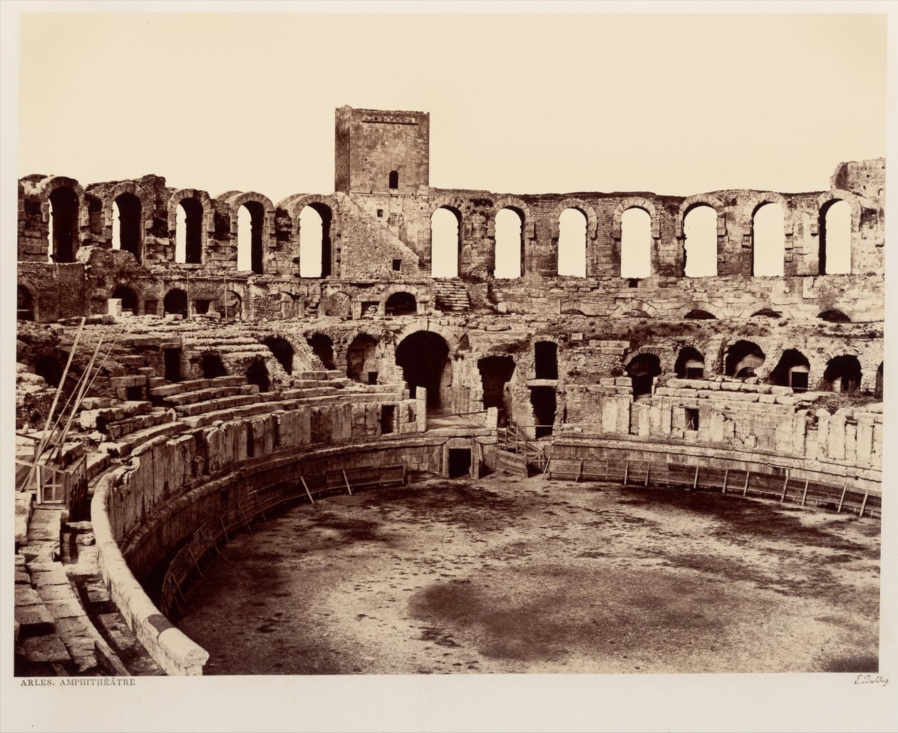 Arles, amphithéâtre - Édouard Baldus
