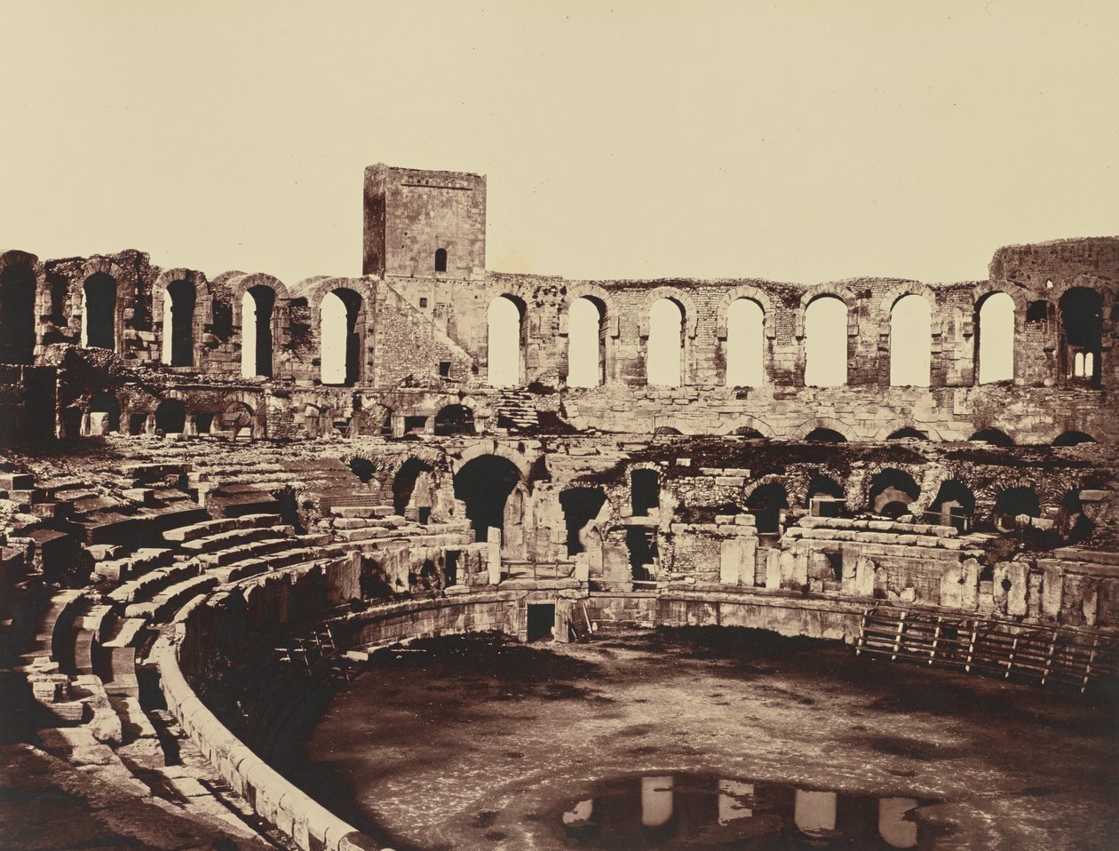 Arles. Amphithéâtre - Édouard Baldus