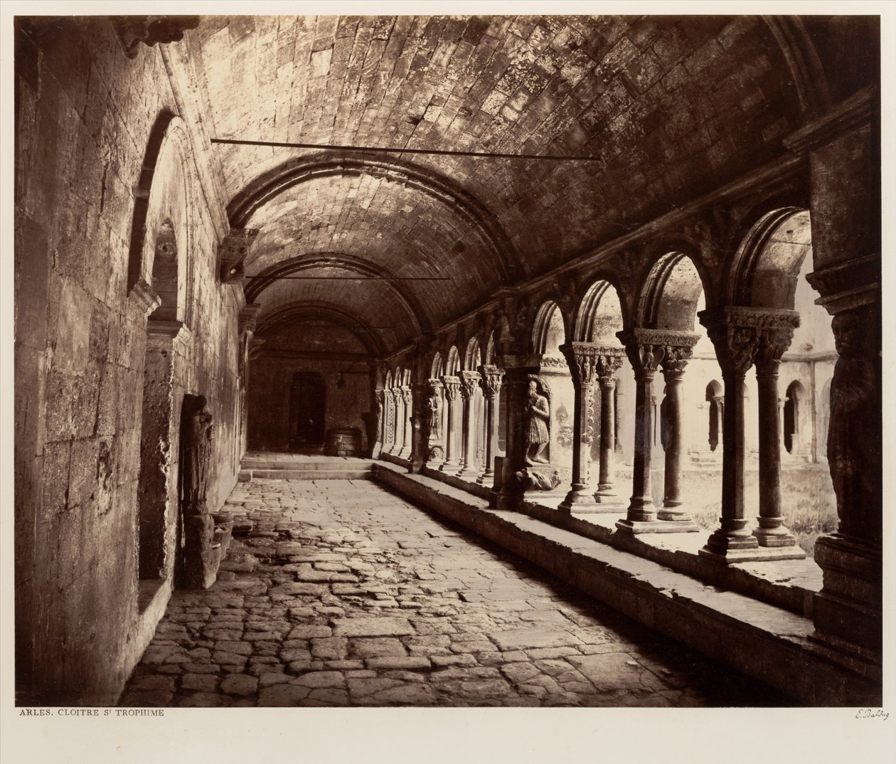 Arles, cloître Saint-Trophime - Édouard Baldus
