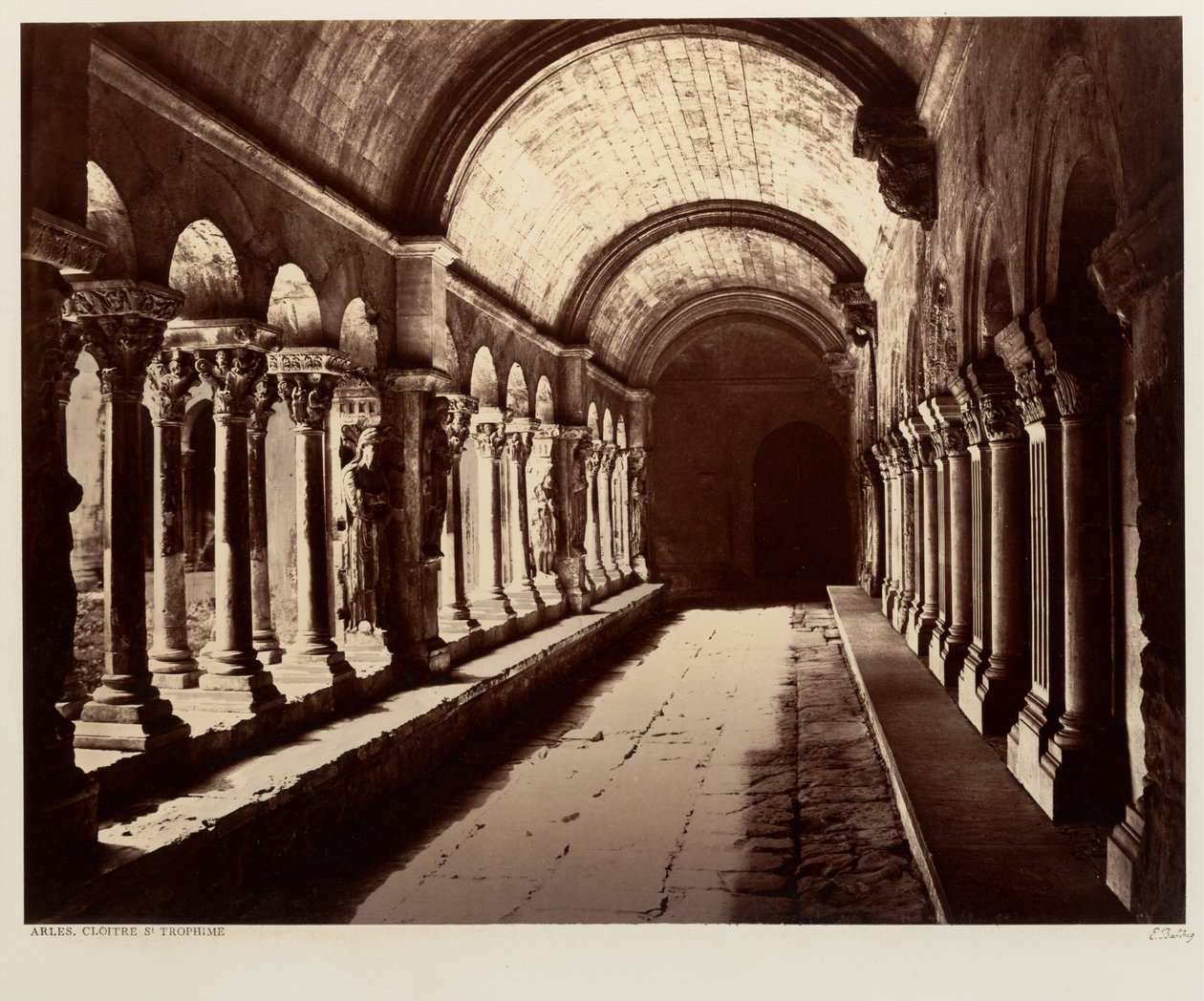 Arles, cloître Saint-Trophime - Édouard Baldus