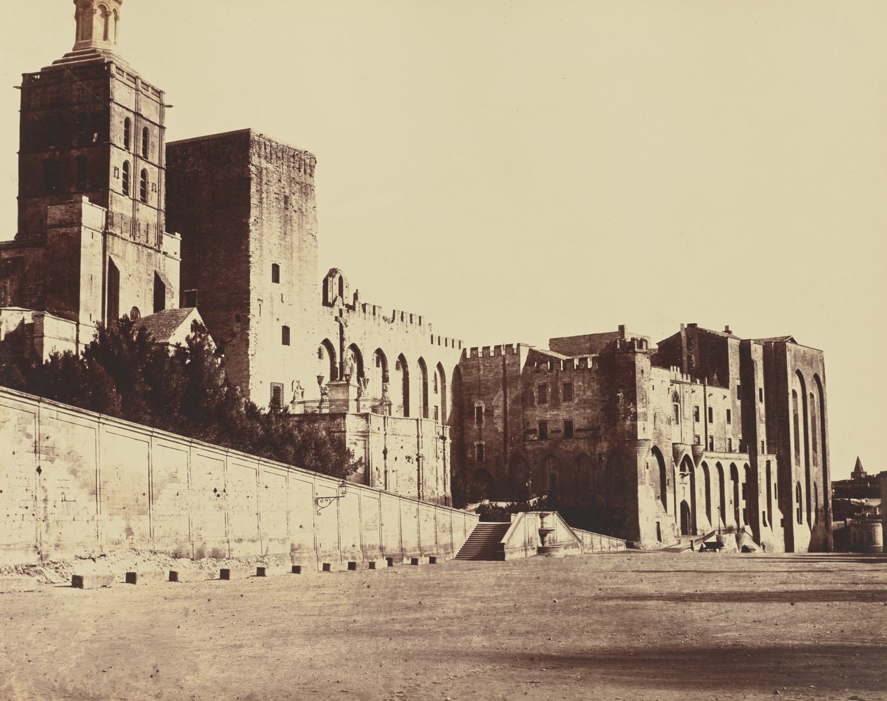 Avignon. Palais des Papes - Édouard Baldus