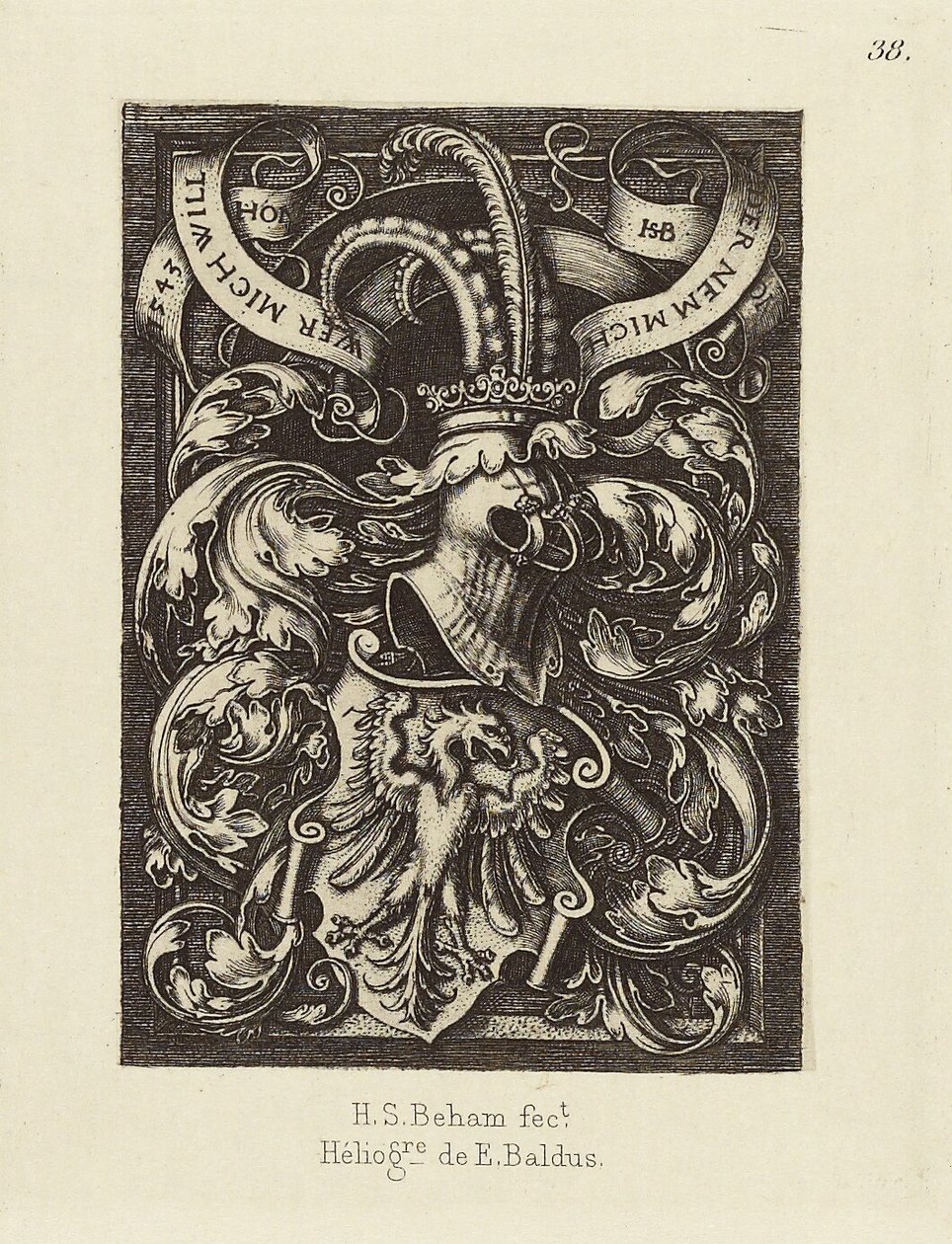 [Conception par Hans Sebald Beham] - Édouard Baldus