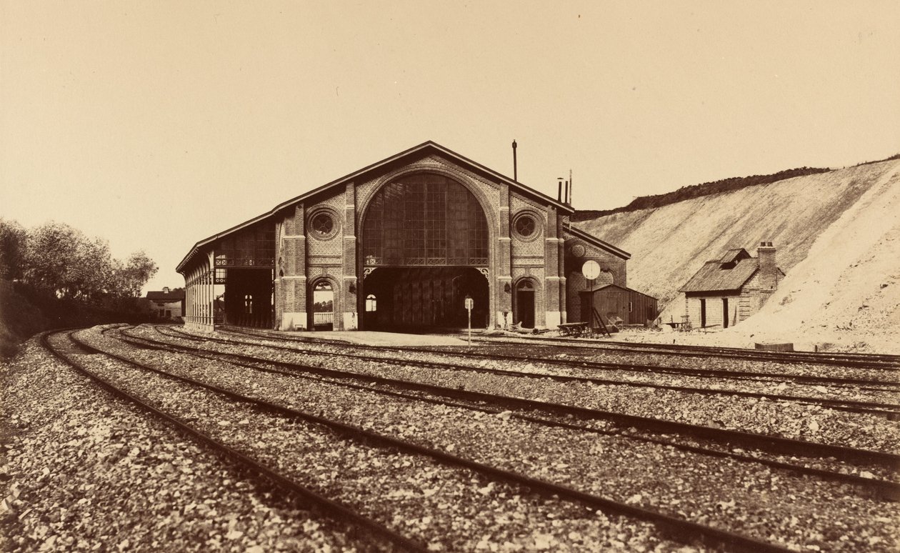 Gare de Longueau, 1855 - Édouard Baldus