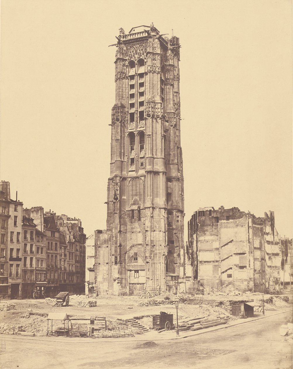 La tour Saint-Jacques - Édouard Baldus