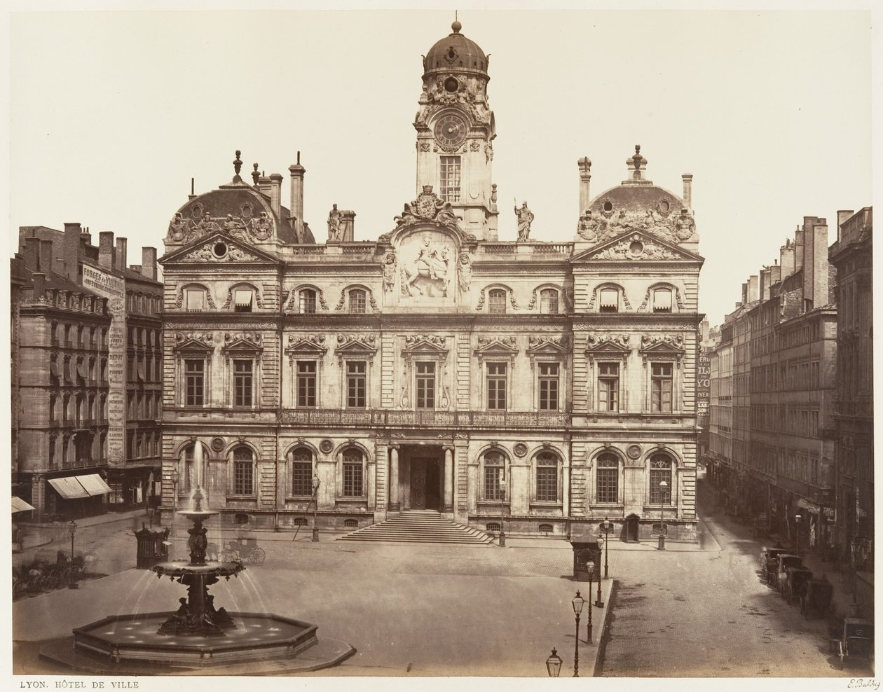 Lyon, Hôtel de Ville - Édouard Baldus