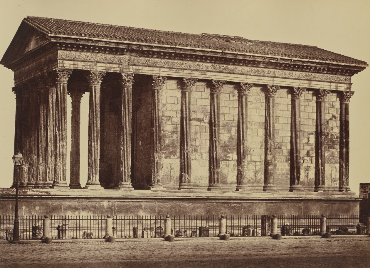 Nîmes. Maison Carrée - Édouard Baldus