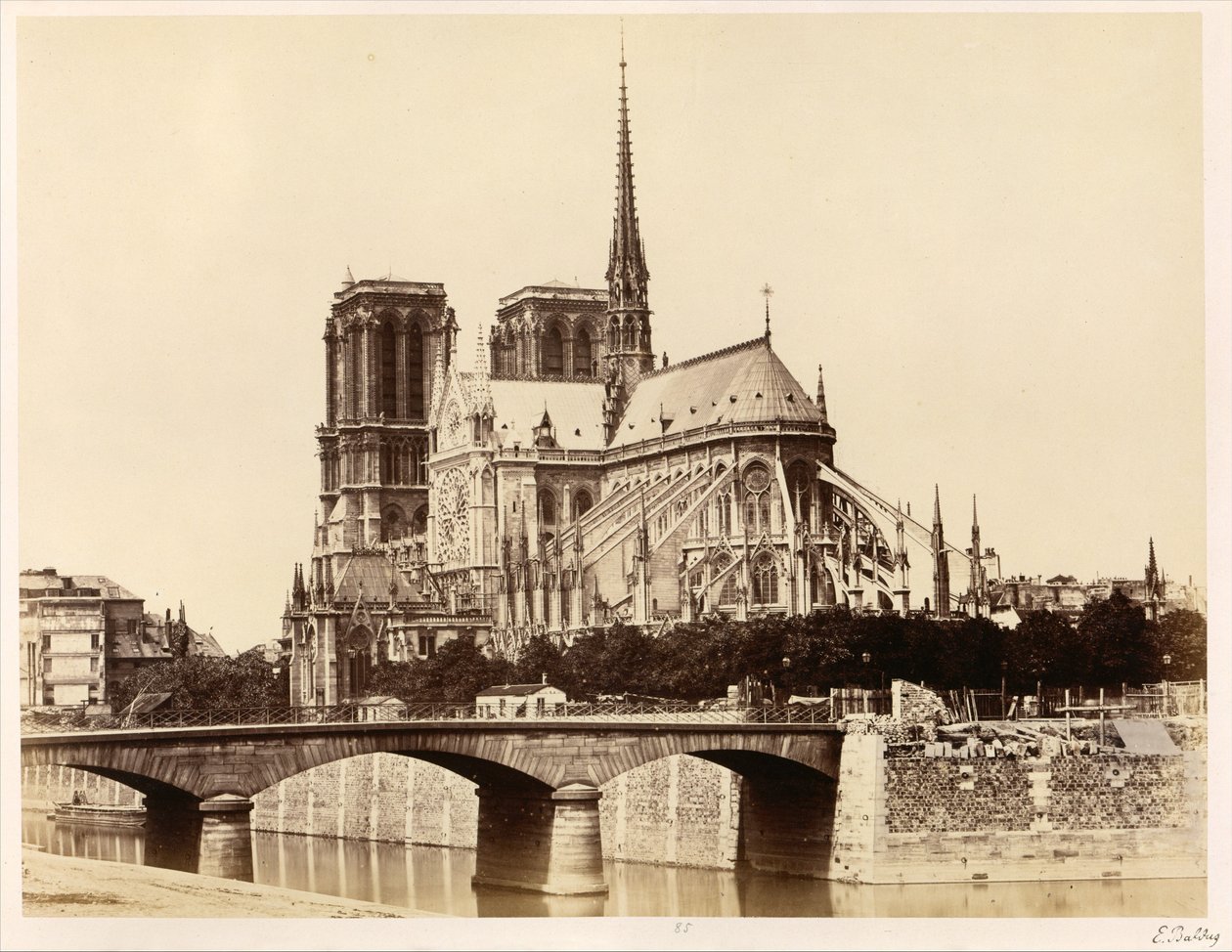 Notre-Dame (Abside) - Édouard Baldus