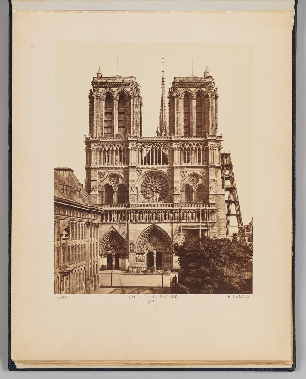 Notre-Dame (façade) - Édouard Baldus