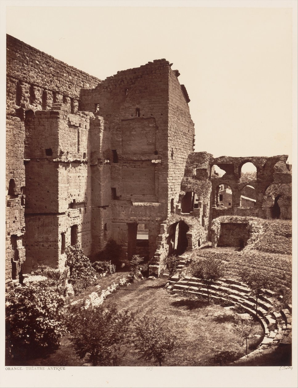 Orange, Théâtre antique - Édouard Baldus