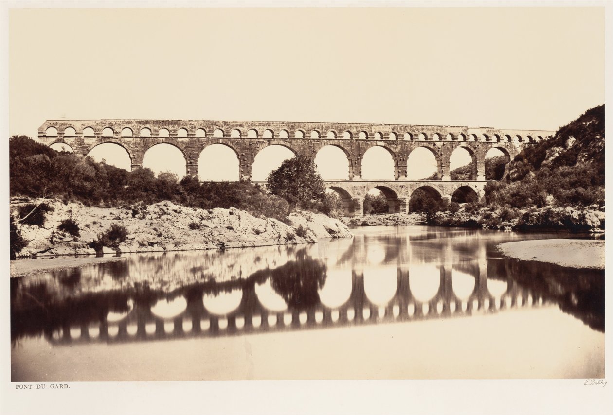Pont du Gard - Édouard Baldus