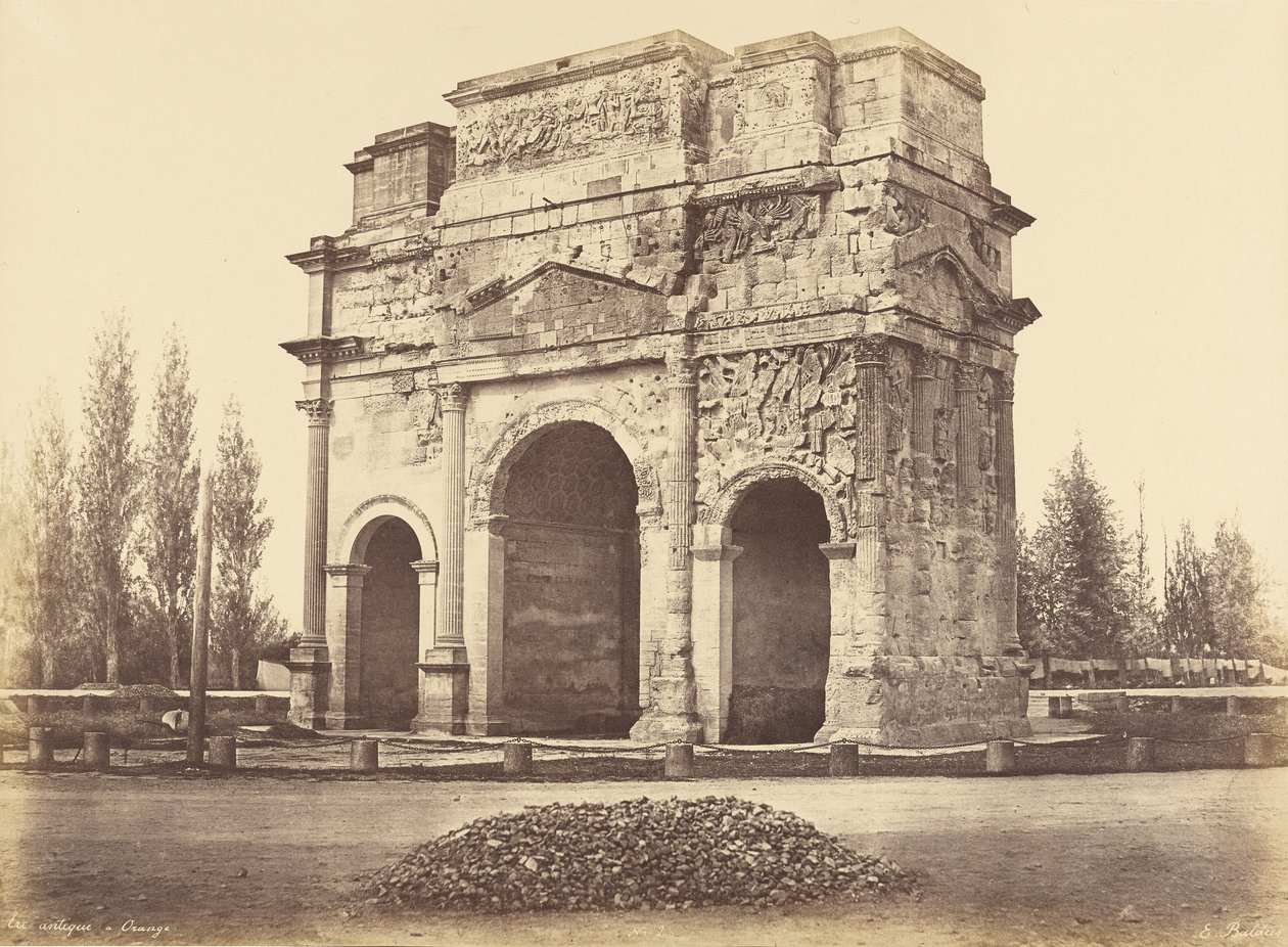 Arc romain, Orange - Édouard Baldus