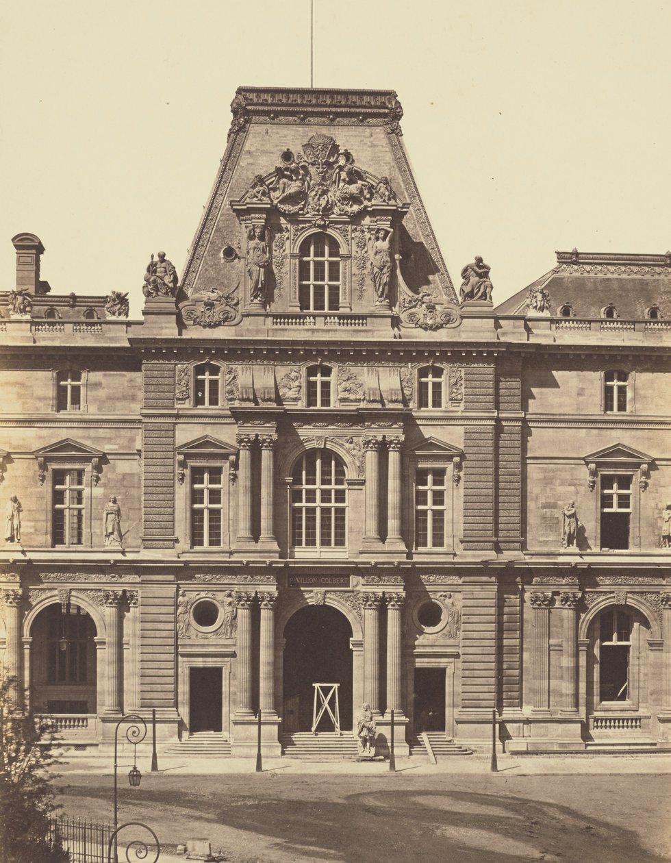 Le Pavillon Colbert, Louvre, Paris - Édouard Baldus