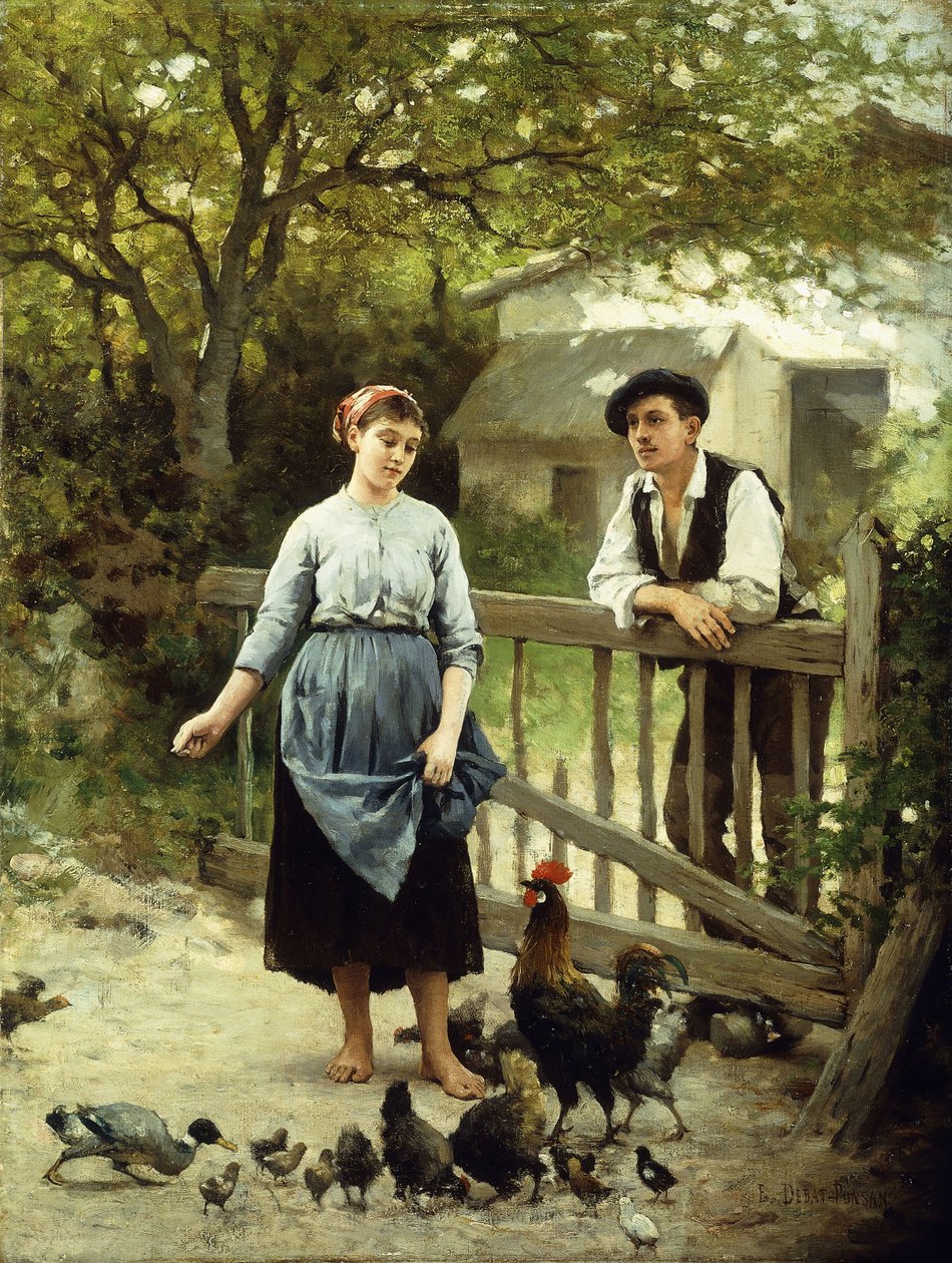 Jeunes fermiers - Edouard Debat Ponsan