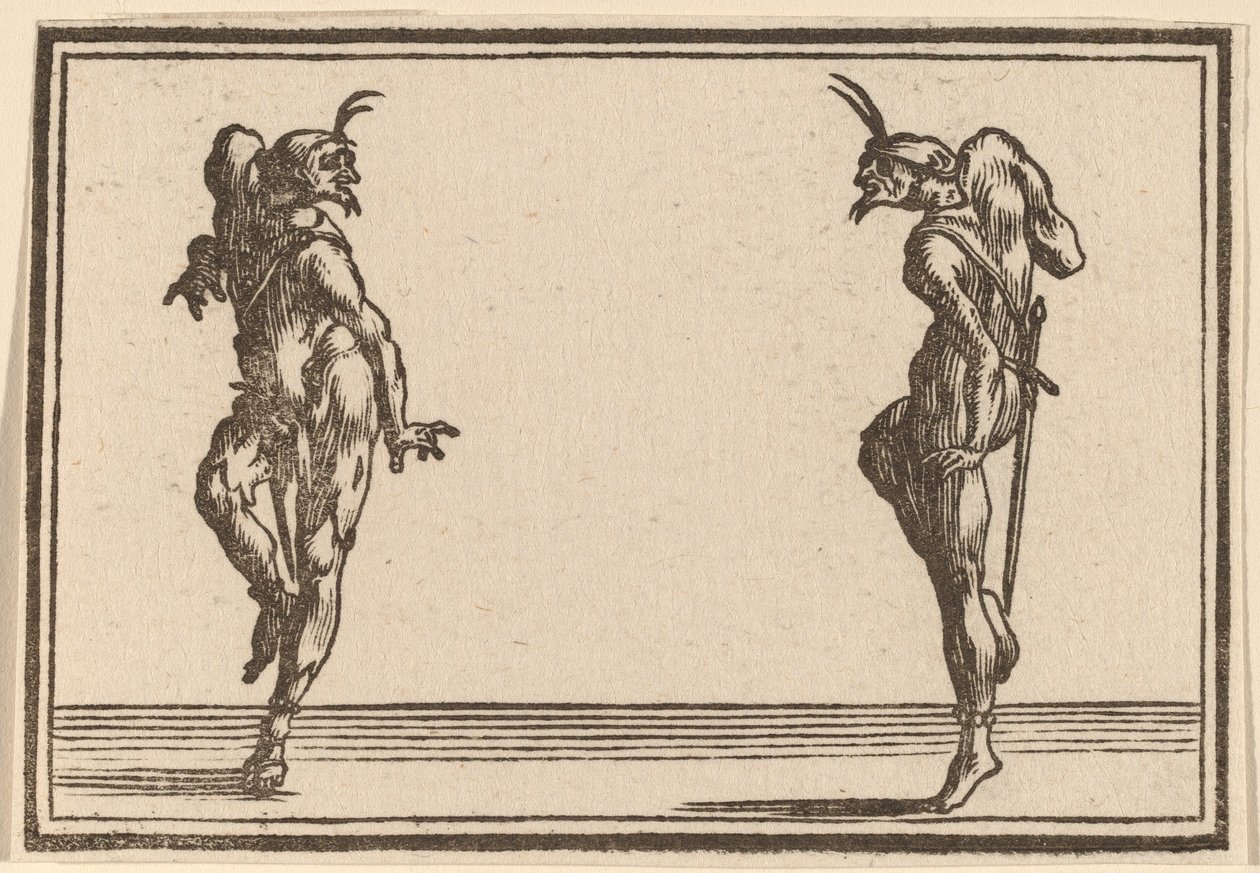 Deux Pantalons Dansant - Edouard Eckman after Jacques Callot