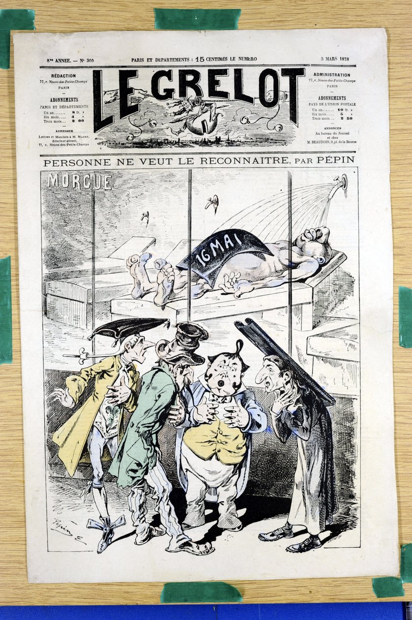 Couverture de "Le Grelot", numéro 360, Satirique en couleurs - Edouard Guillaumin Pepin