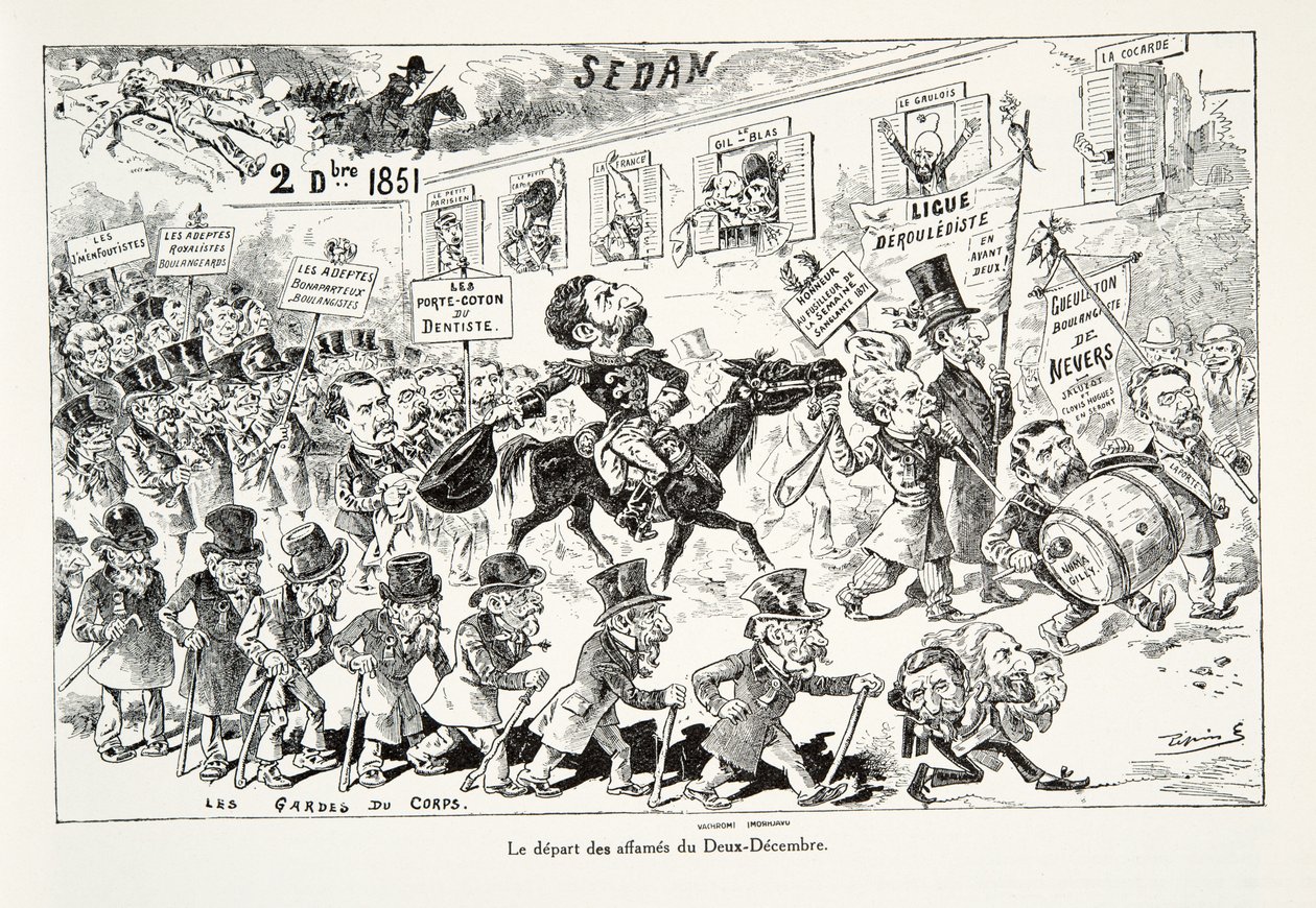 Le Départ des Affamés du Deux-Décembre, de Histoire de la Troisième République, Vol. I, l