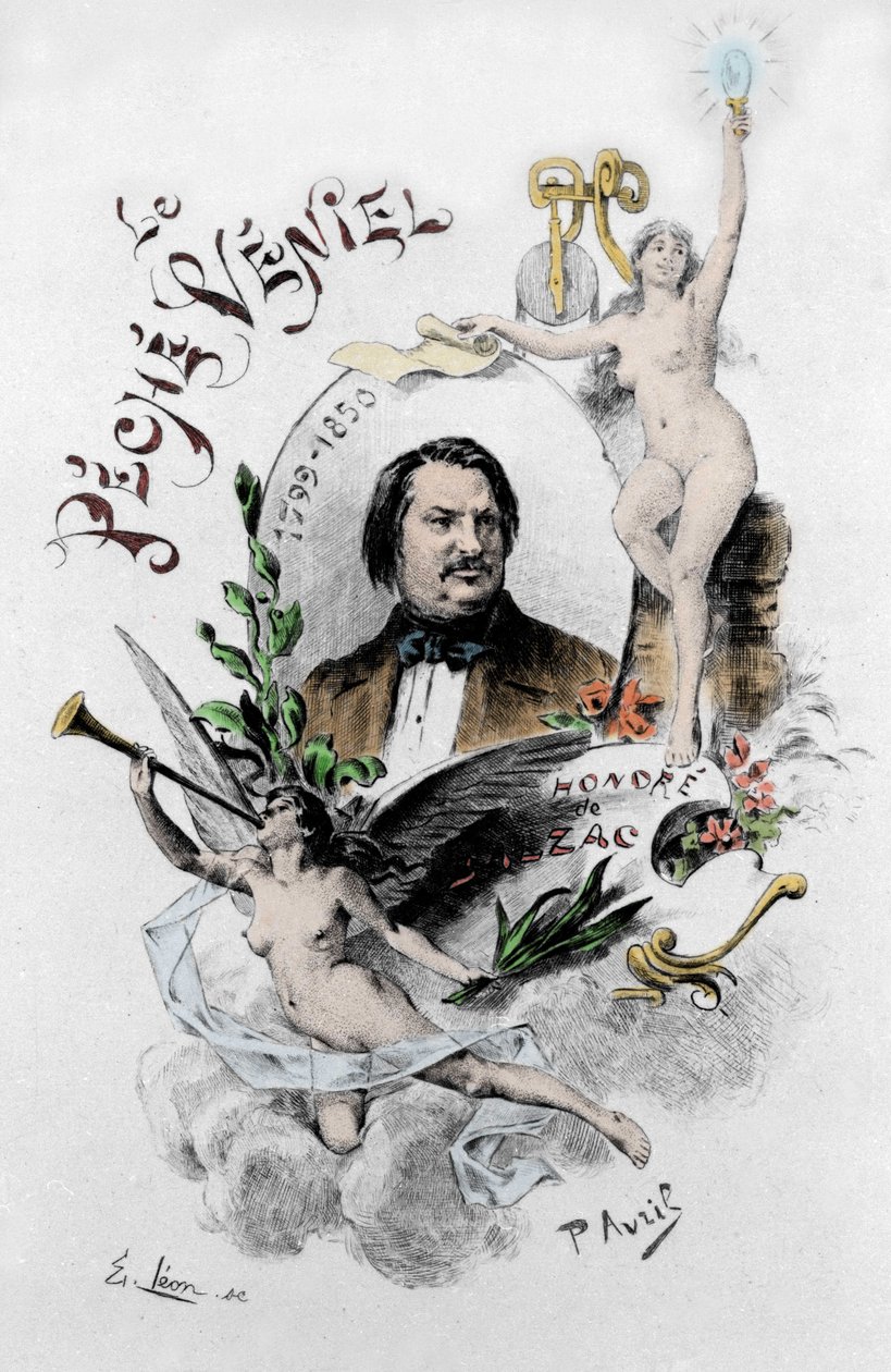 Frontispice de Le péché véniel par Honoré de Balzac - Edouard Henri Avril