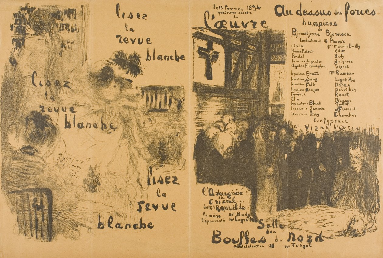 Lire "La Revue Blanche" transformée - Au-delà du pouvoir humain - Édouard Jean Vuillard