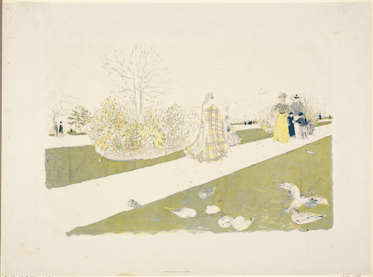 Le jardin des Tuileries - Édouard Jean Vuillard