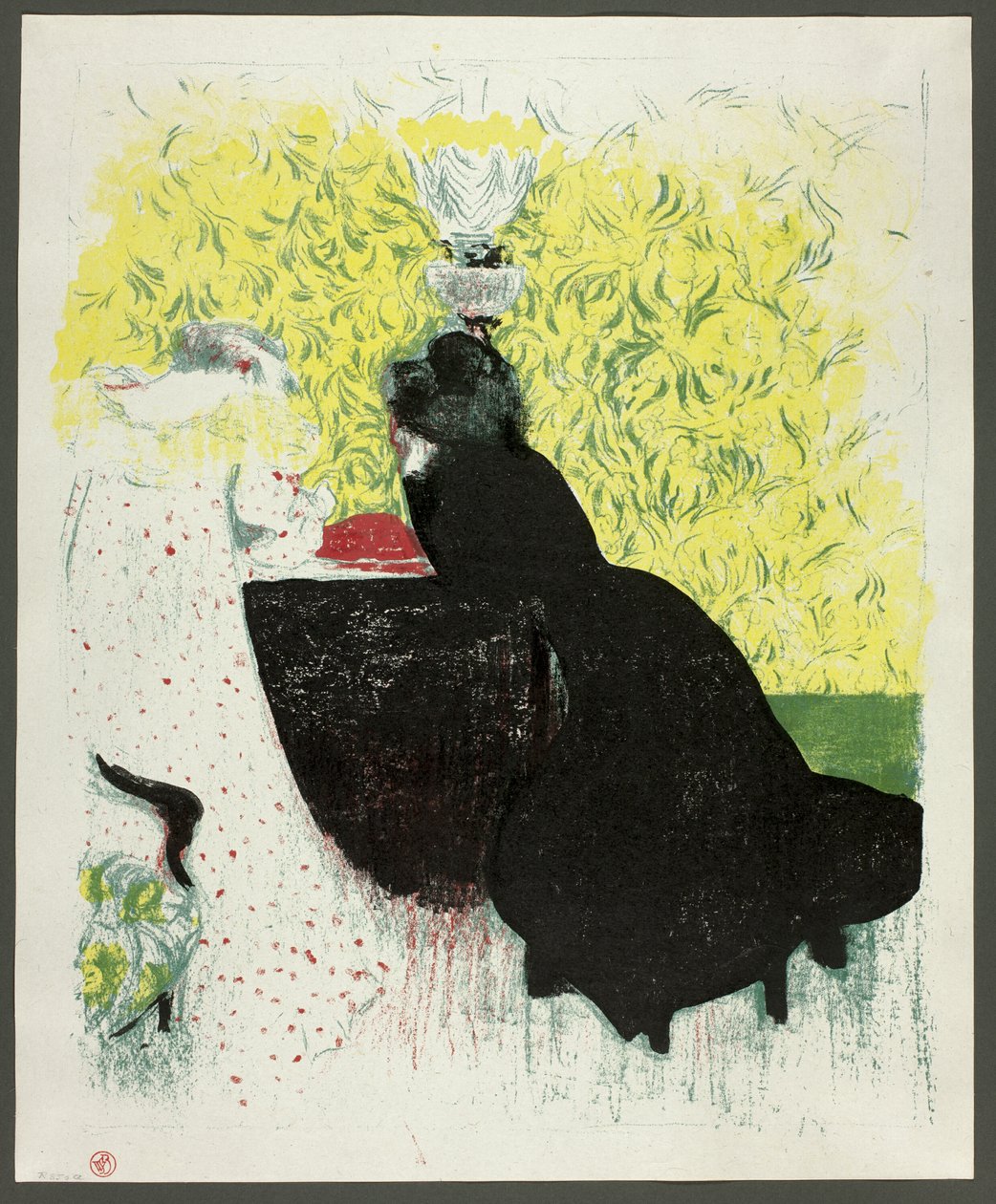 Les deux belles-sœurs, planche douze de Paysages et intérieurs - Édouard Jean Vuillard
