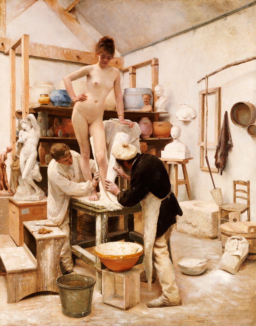 Un moule de la nature, 1887 - Edouard Joseph Dantan