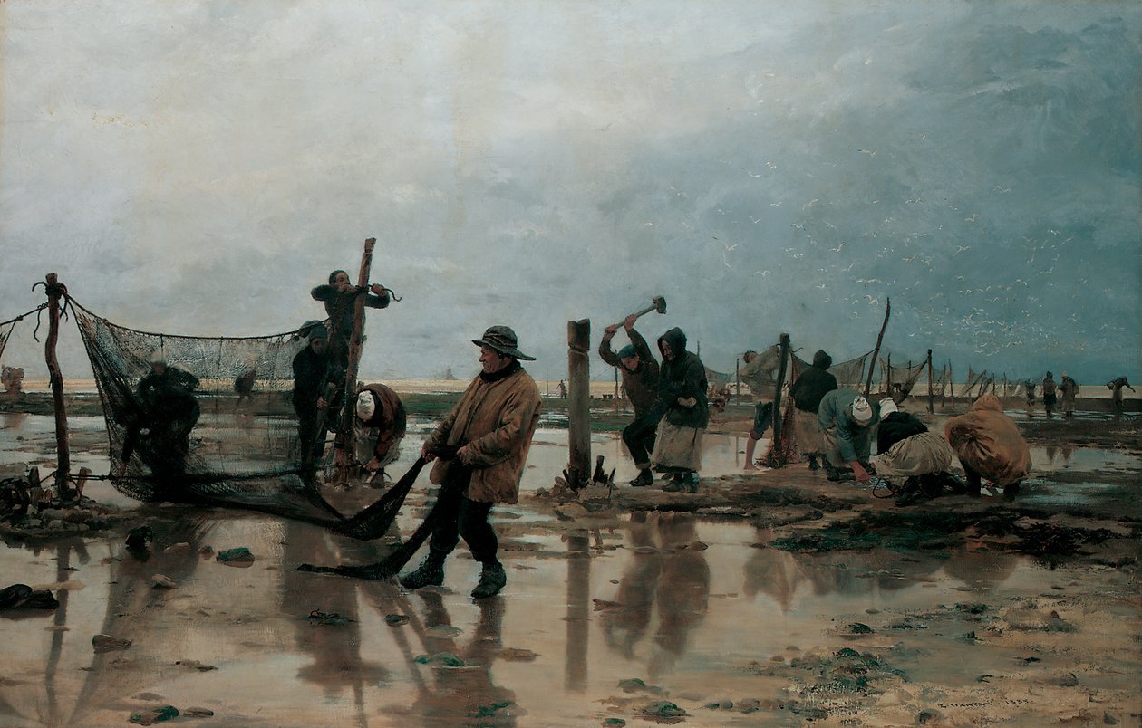 Fixation des filets - Edouard Joseph Dantan