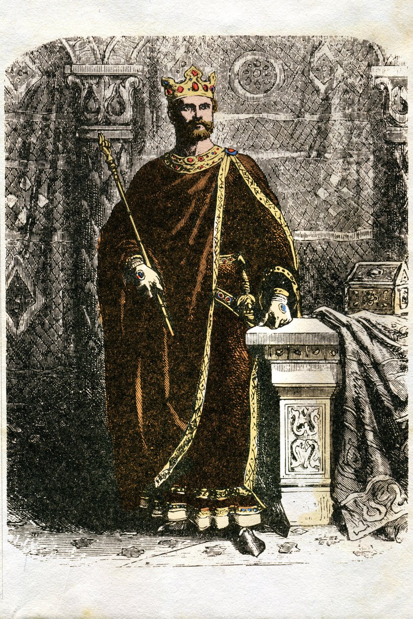 Illustration pour Ivanhoé (eau-forte) - Edouard & Lix Theodore (1830-1897) Frere