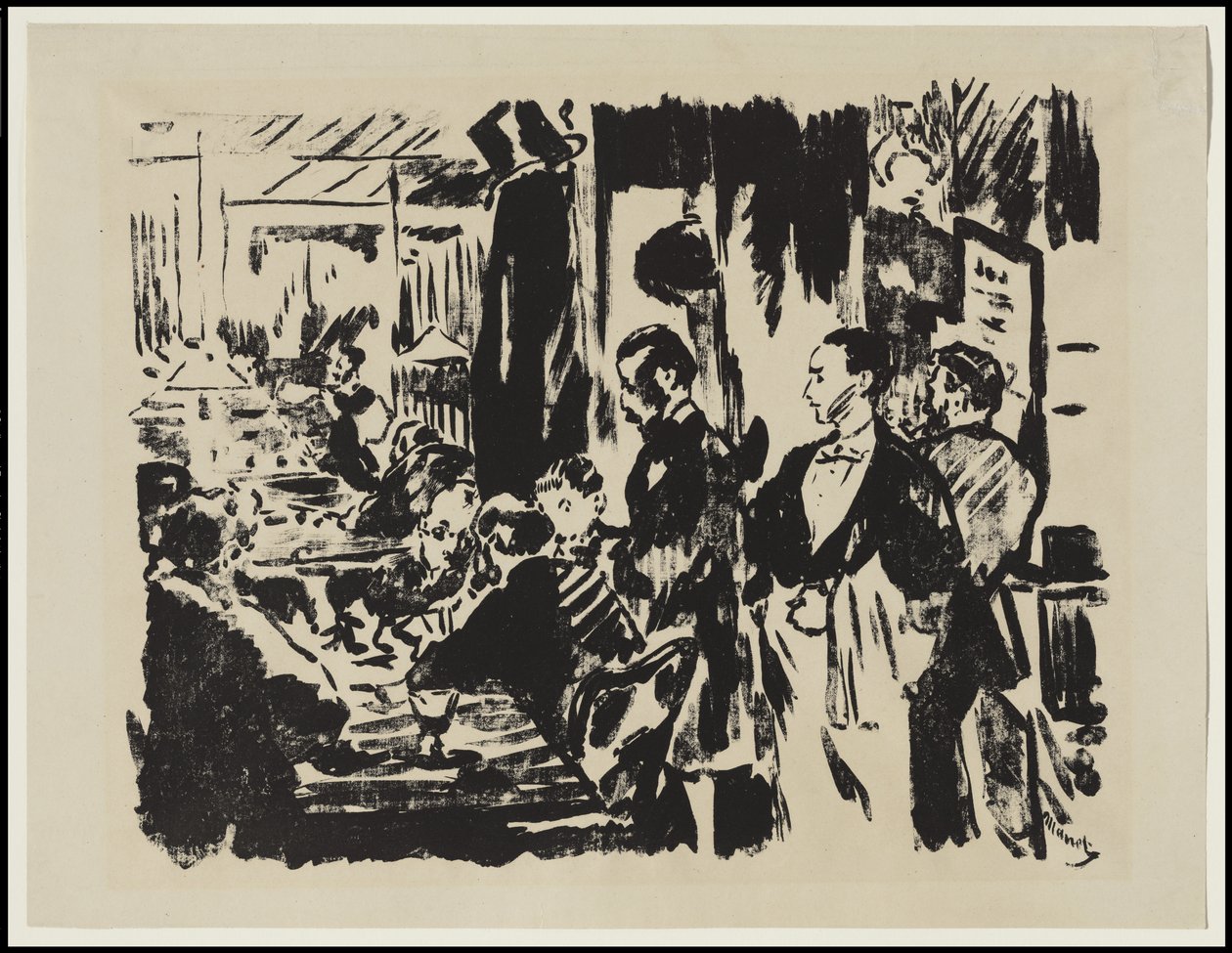 Au Café, 1874 - Édouard Manet