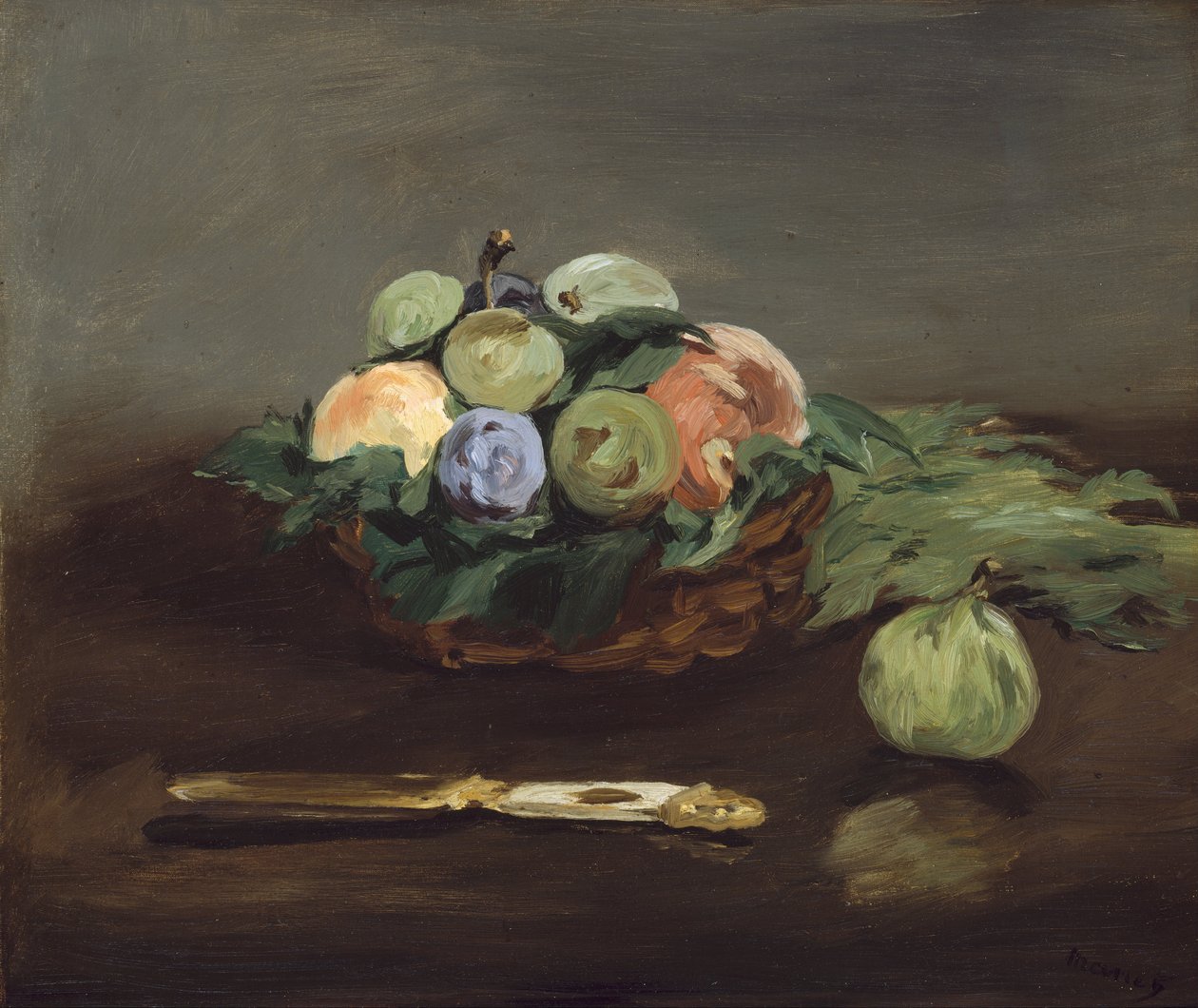 Corbeille de fruits - Édouard Manet