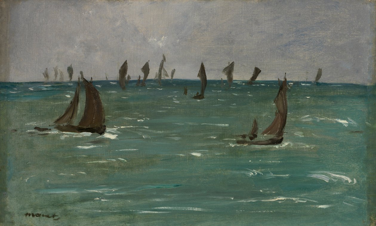 Bateaux à Berck-sur-Mer, 1873 - Édouard Manet