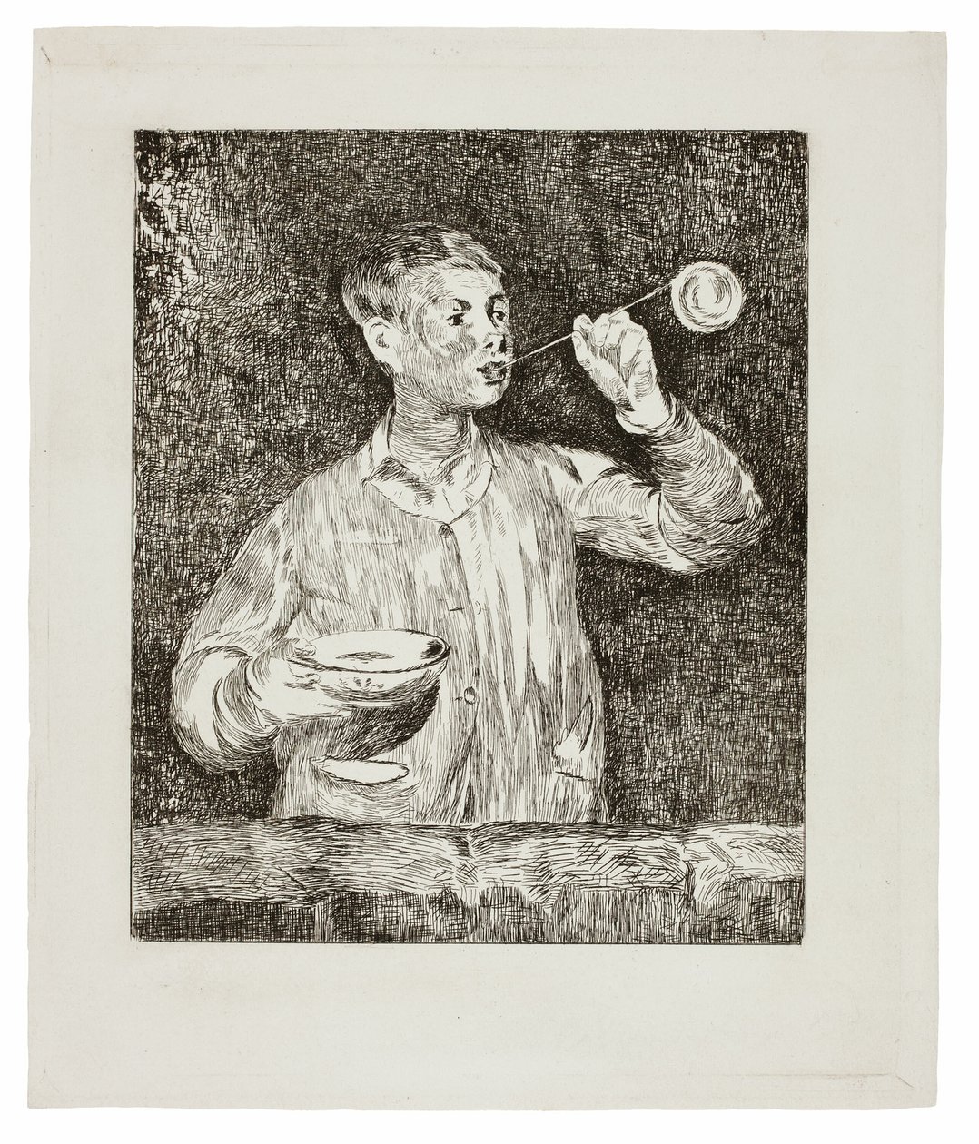 Garçon soufflant des bulles de savon - Édouard Manet