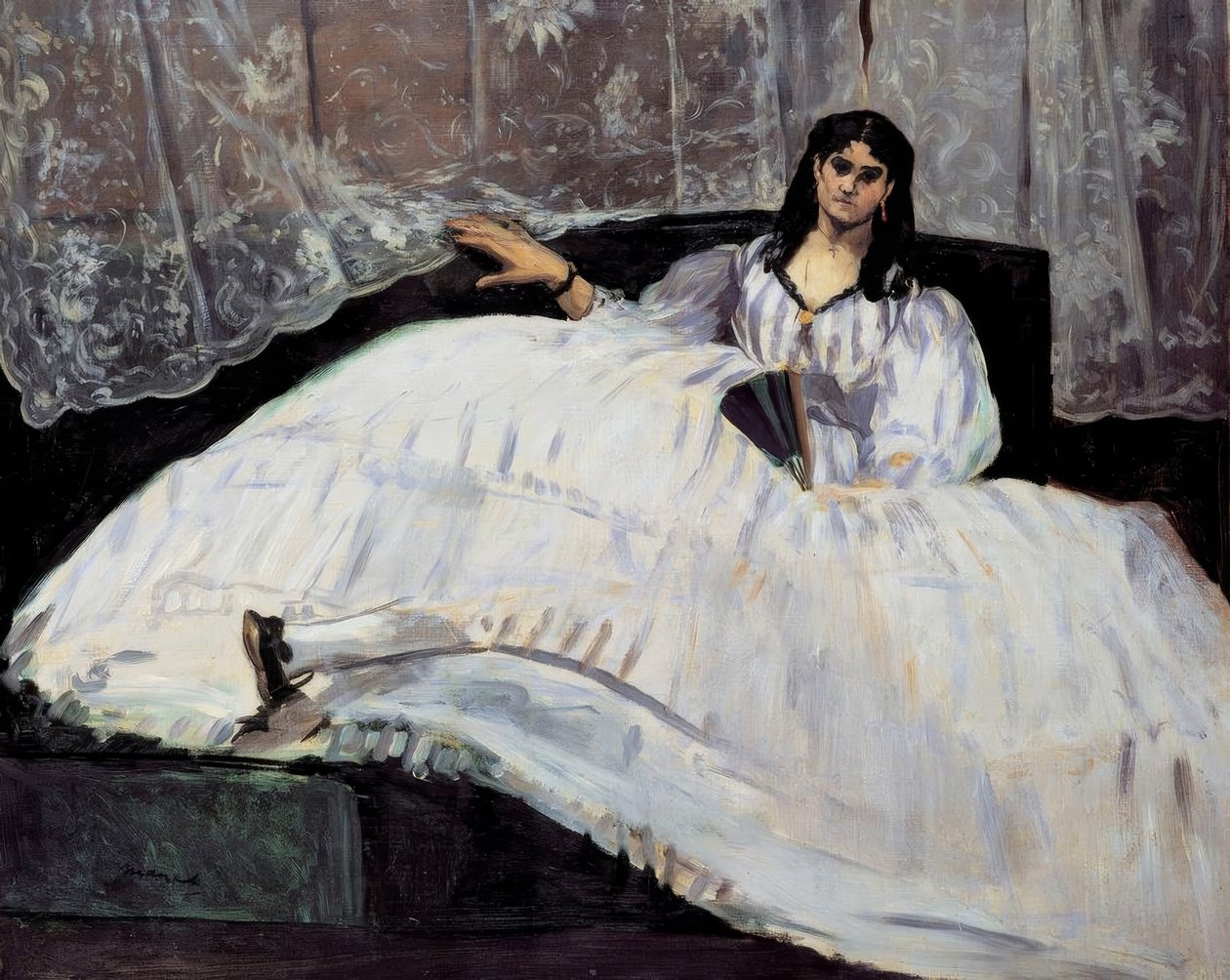 Dame avec éventail - Édouard Manet