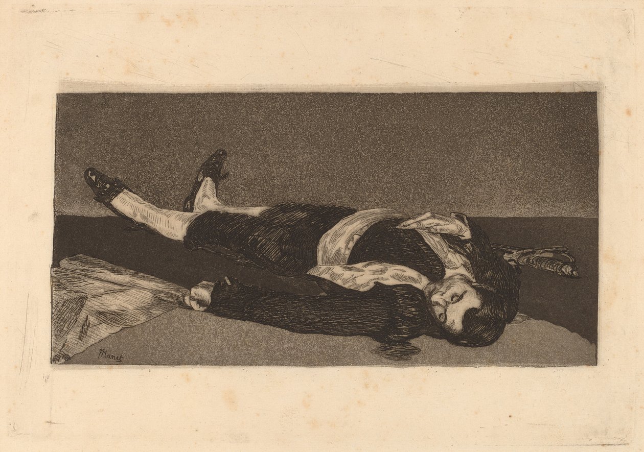 Torero mort - Édouard Manet