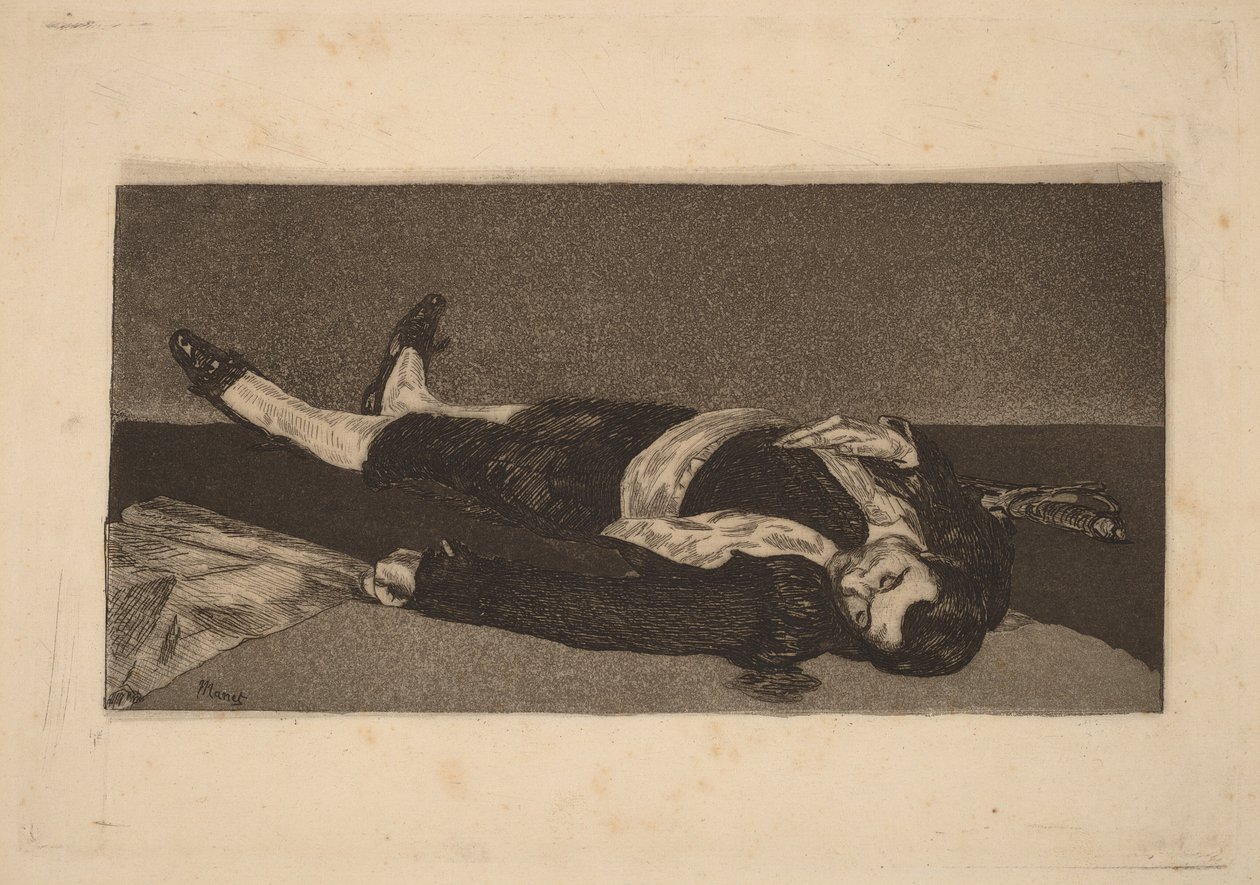 Dead Toreador (Torero mort) - Édouard Manet