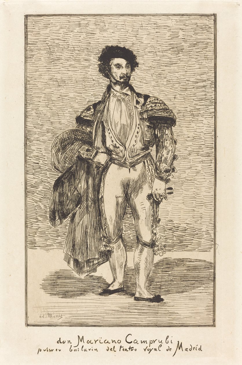 Don Mariano Camprubi Le Bailarin, 1862 - Édouard Manet