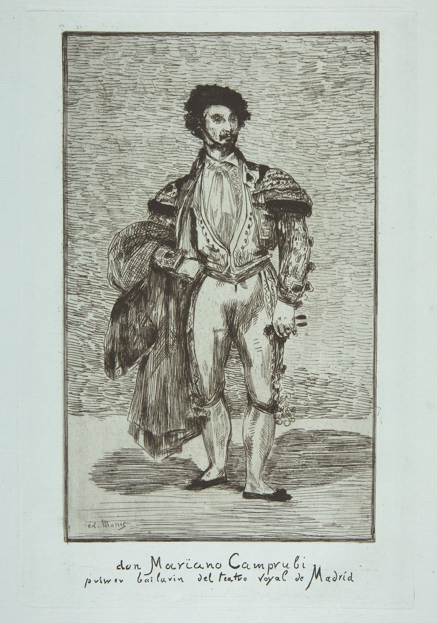 Don Mariano Camprubi Le Baïlarin, 1862-63 - Édouard Manet