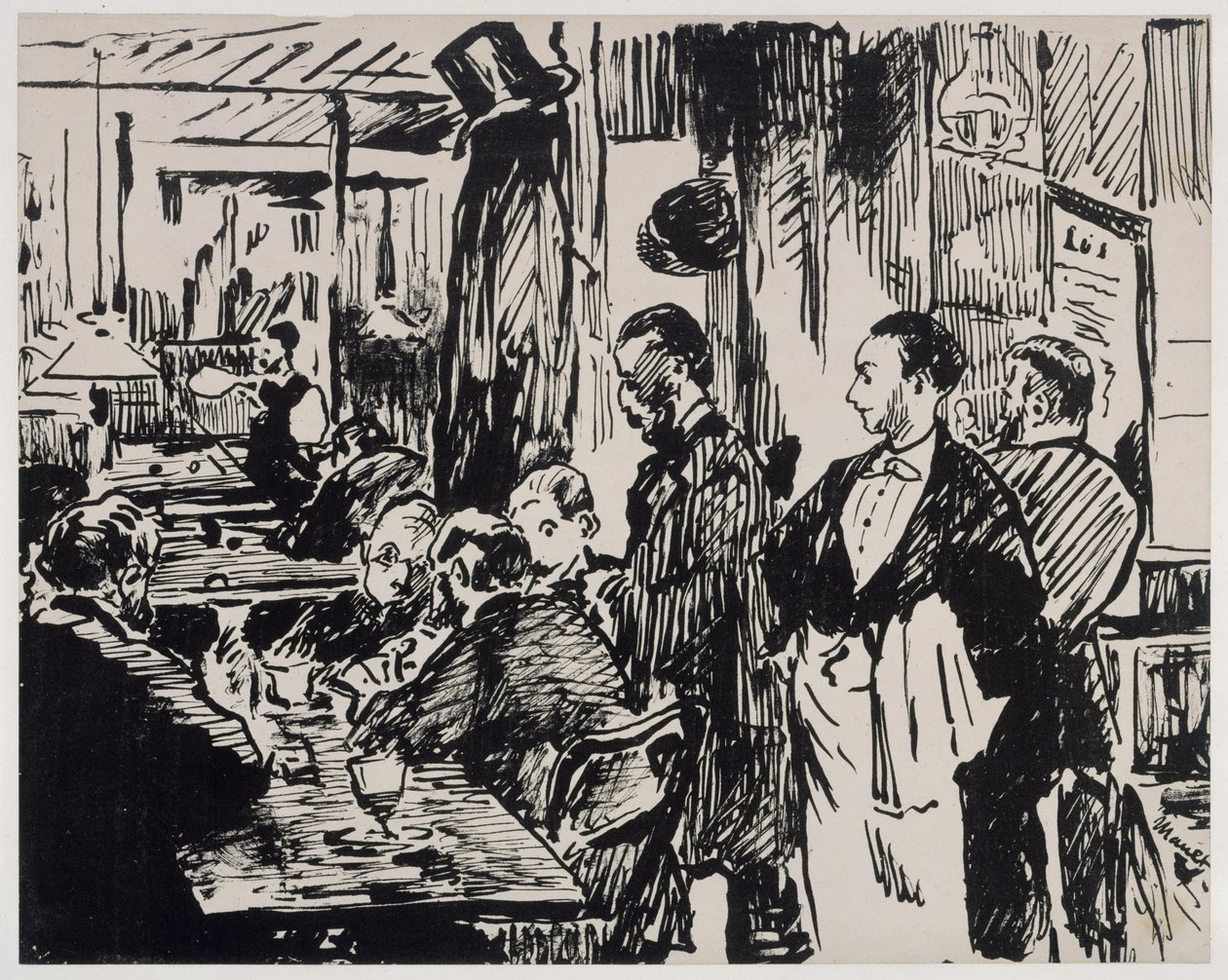 Au café - Au Café (1re version) - Édouard Manet