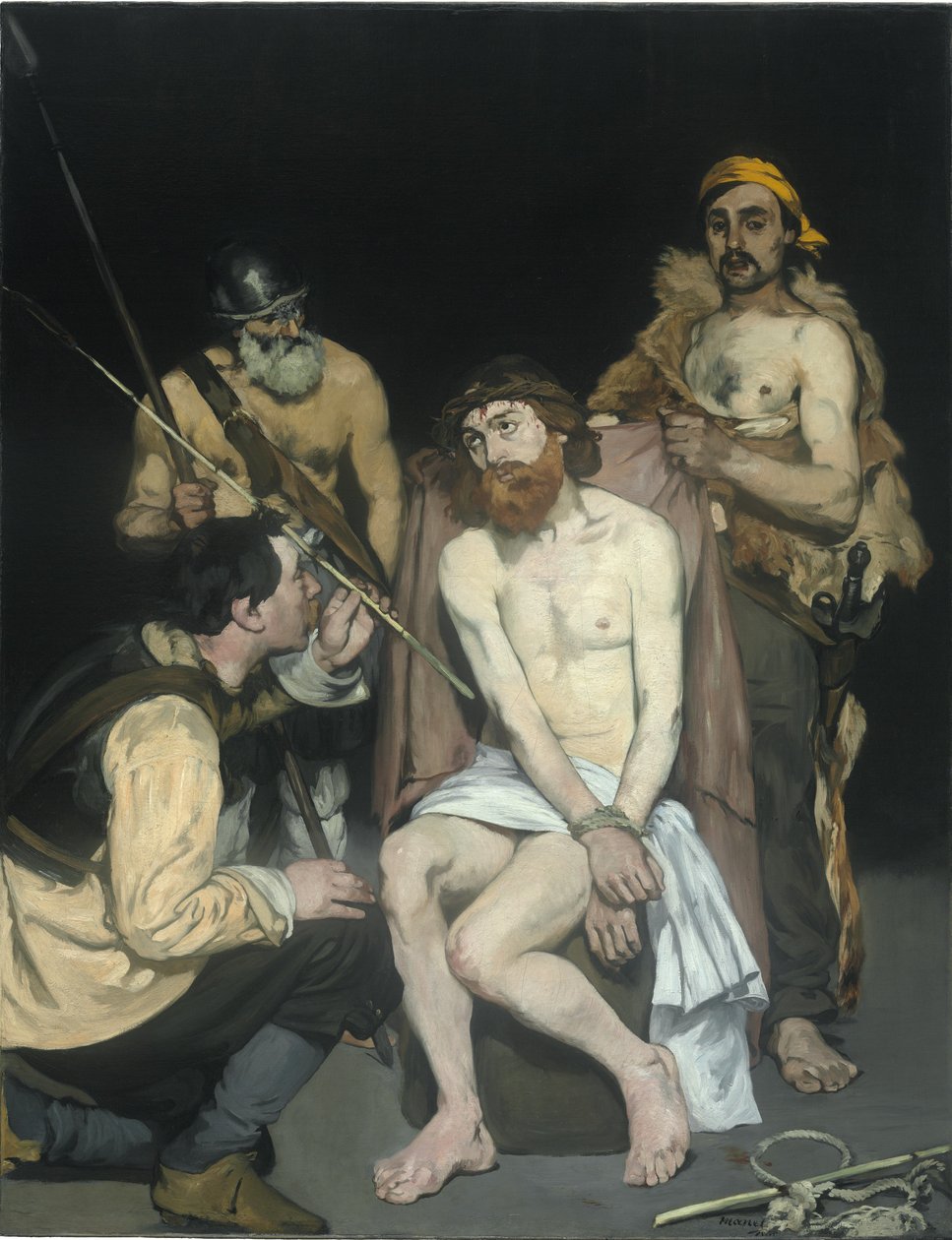 Jésus moqué par les soldats, 1865 - Édouard Manet
