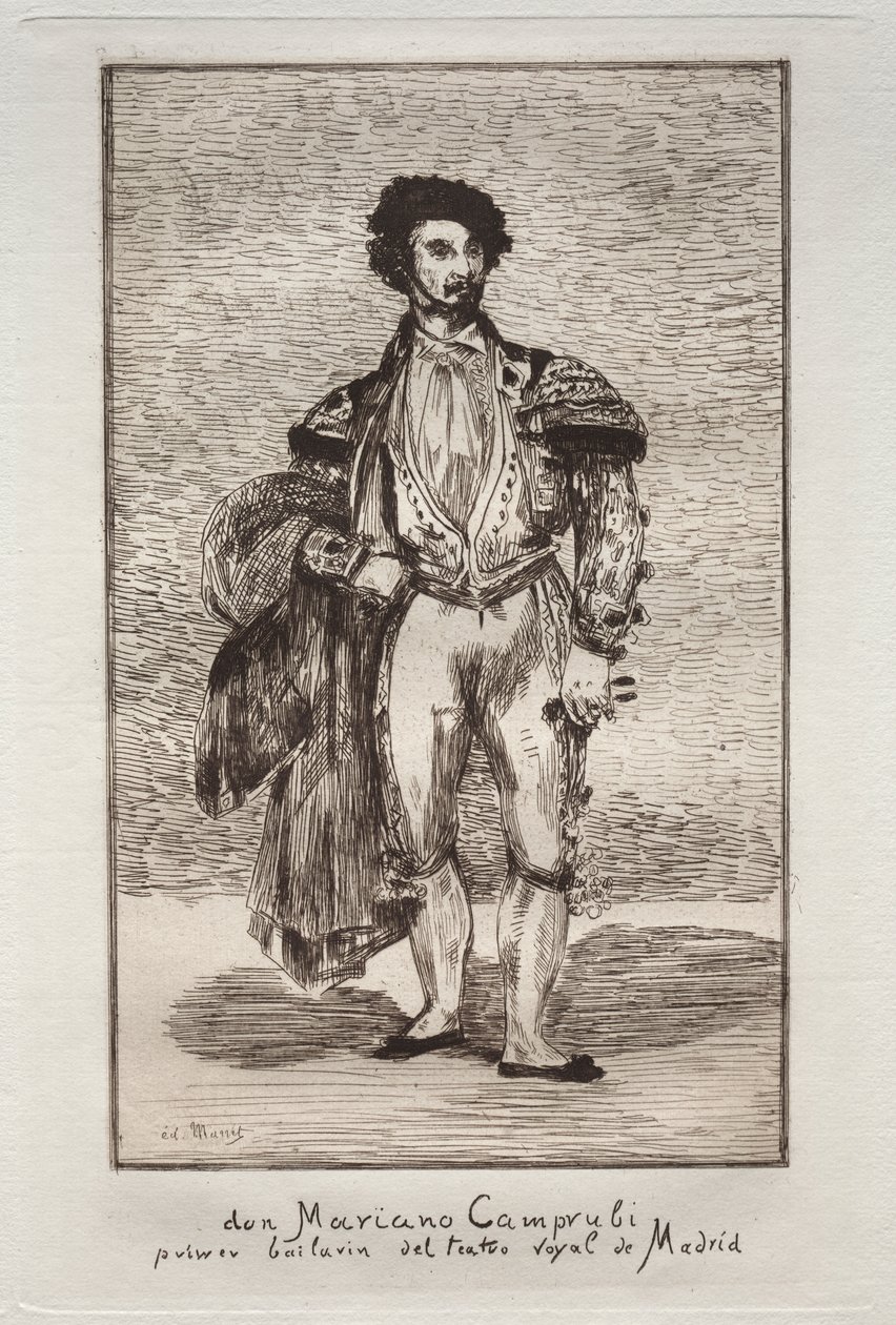 Le Bailarin (Don Mariano Camprubi) - Édouard Manet