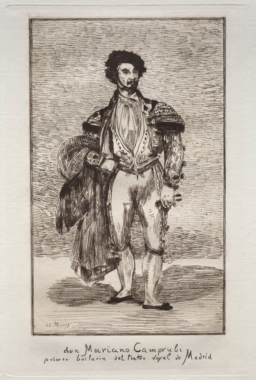 Le Bailarin Don Mariano Camprubi - Édouard Manet