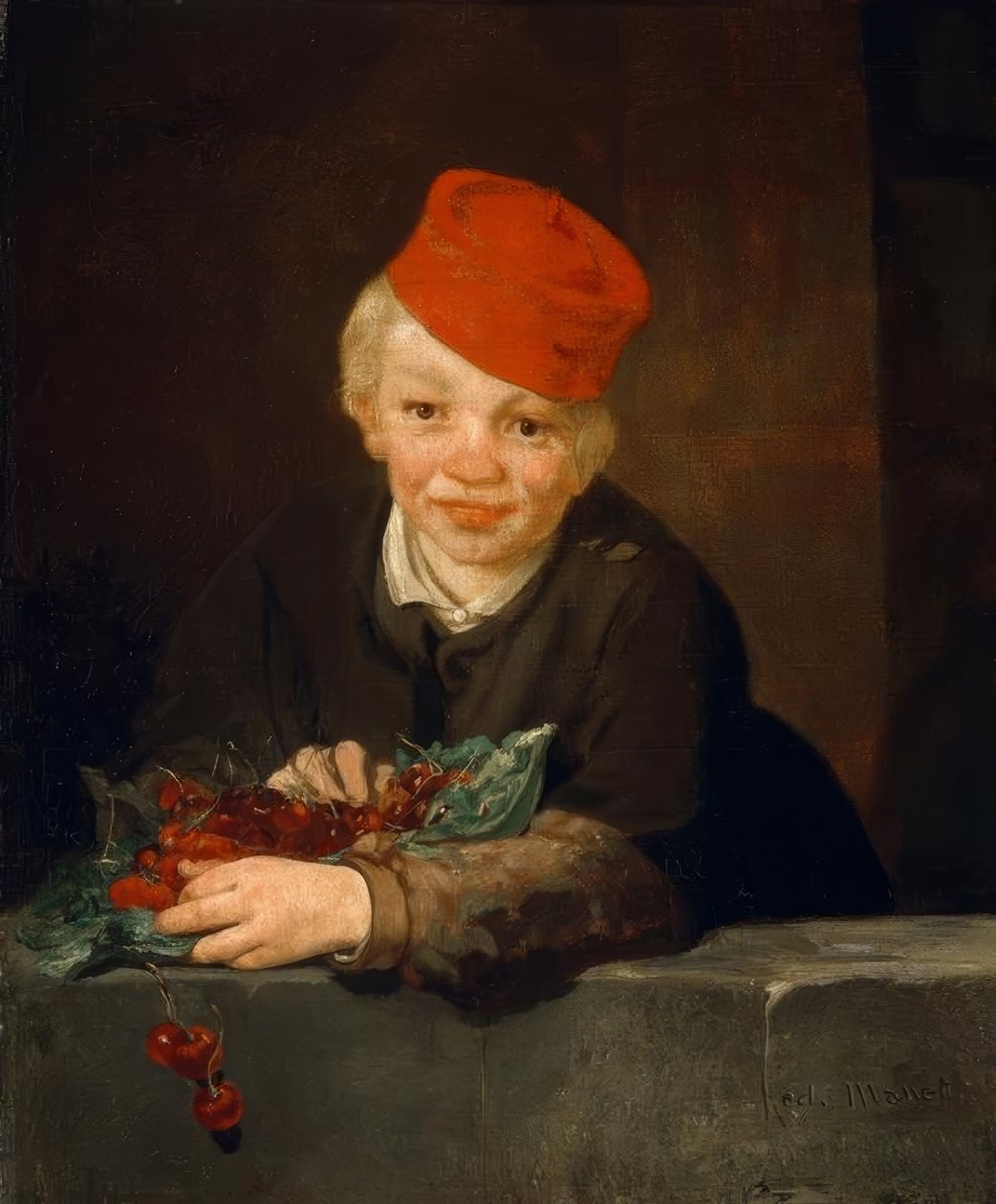Le Garçon aux cerises - Édouard Manet