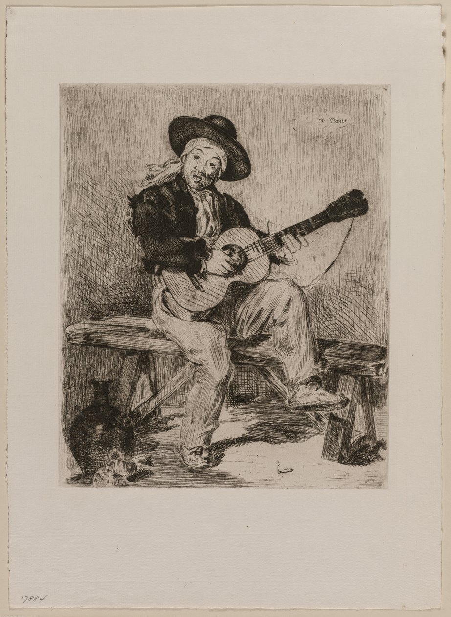 Le Guitarrero, 1861 - Édouard Manet
