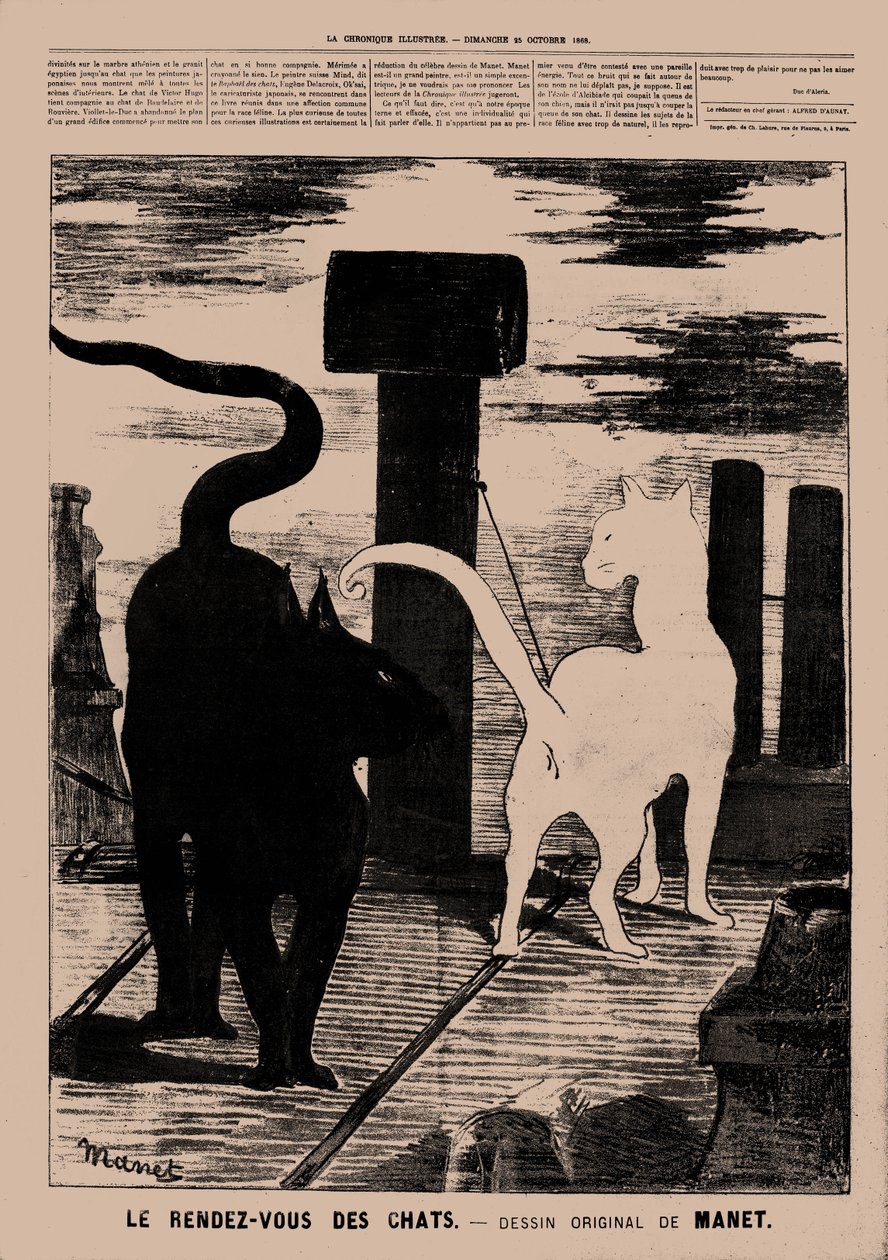 Le Rendez-vous des Chats - Édouard Manet