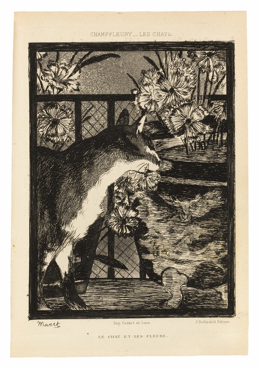 Les Chats - Édouard Manet
