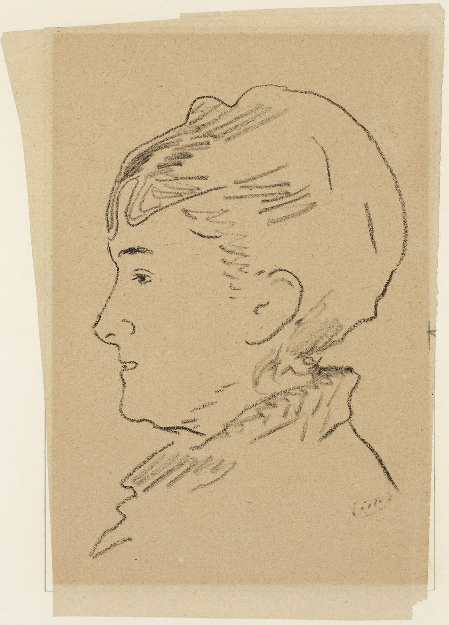Manet - Mademoiselle Isabelle Lemonnier, 1922.4488 - Édouard Manet