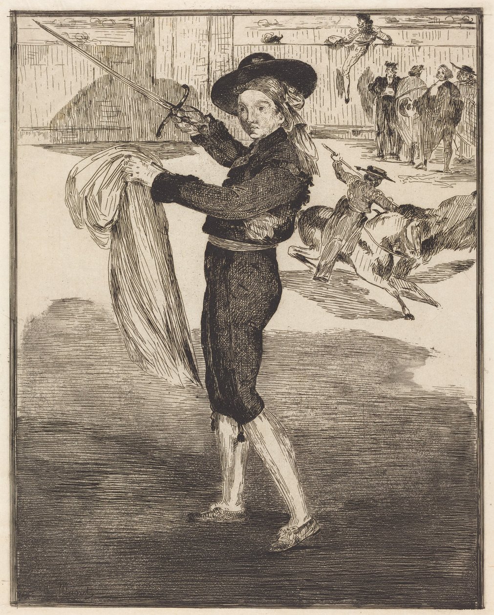 Mlle. Victorine en costume d