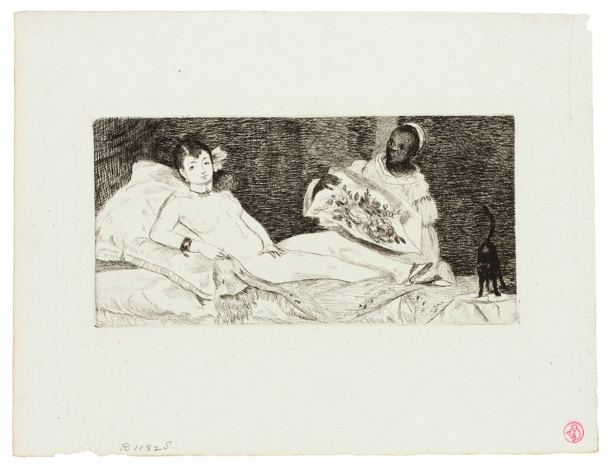 Olympia (planche publiée) - Édouard Manet