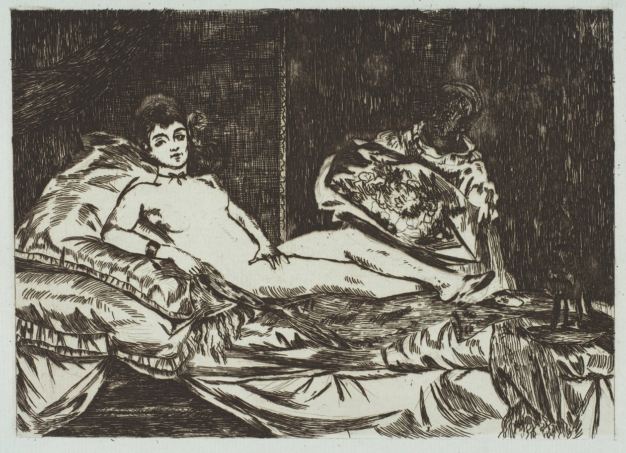 Olympia grande planche, janvier-mai 1867 - Édouard Manet