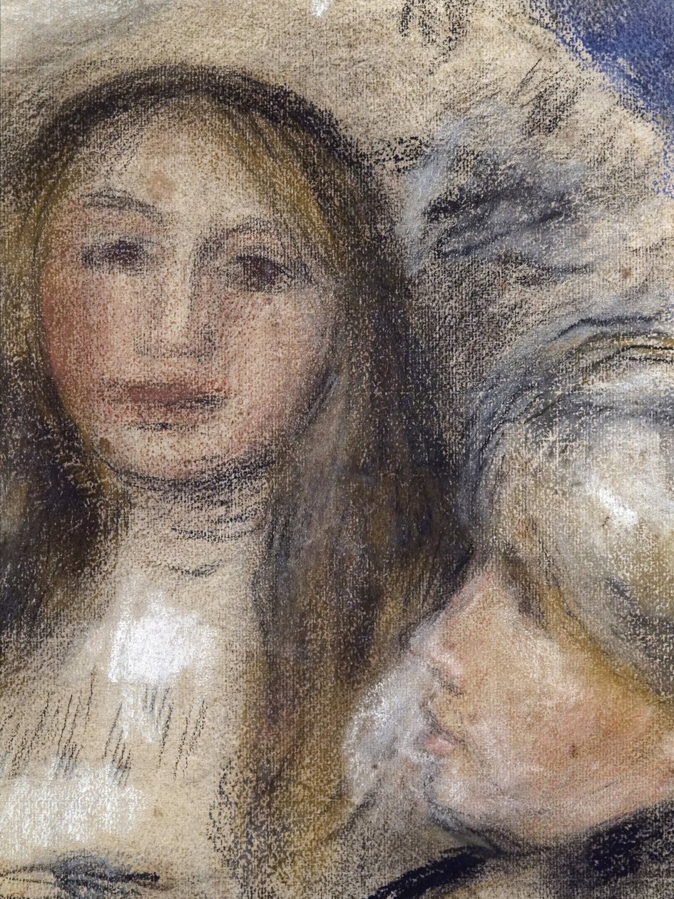Portrait de Berthe Morisot et sa fille - Édouard Manet