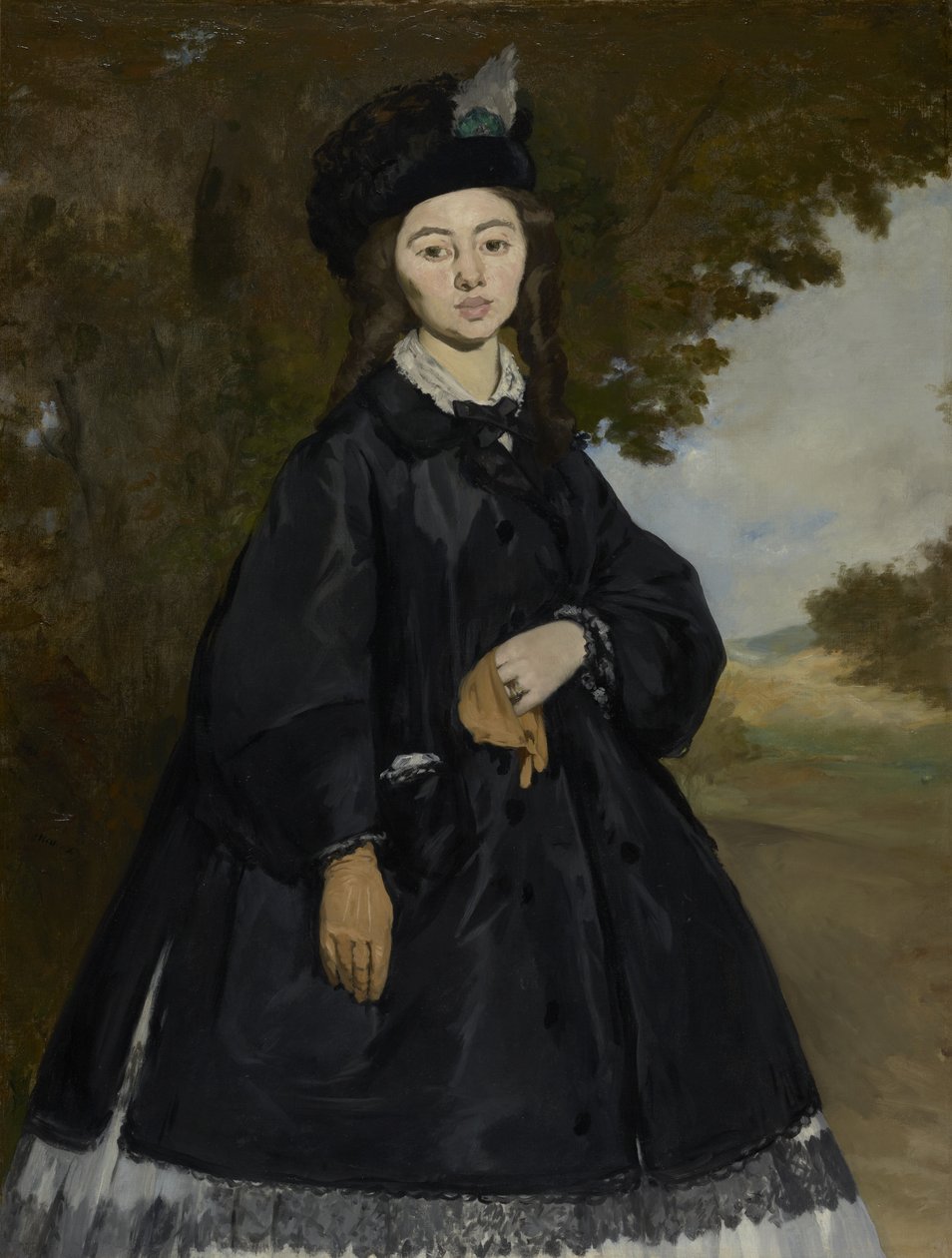 Portrait de Madame Brunet, c.1861-3 - Édouard Manet